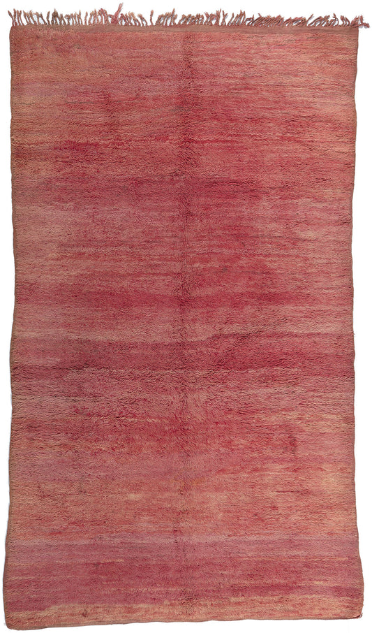 6 x 10 Vintage Pink Beni Mrirt Moroccan Rug 21063