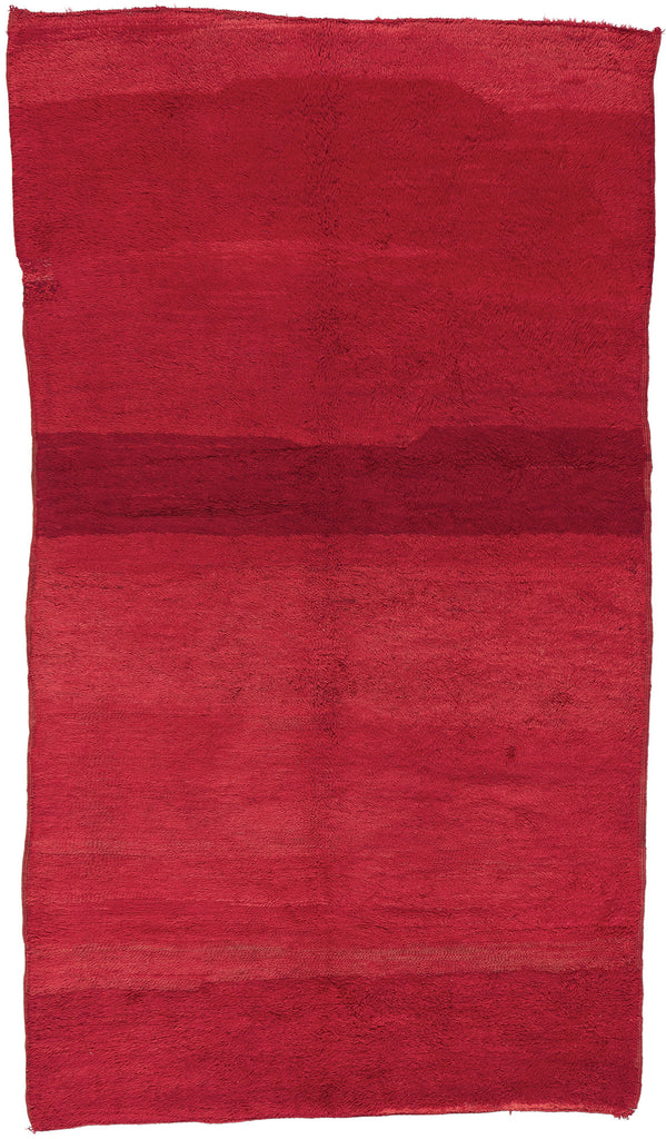 6 x 10 Vintage Red Beni Mrirt Moroccan Rug 20951