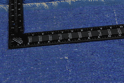5 x 8 Vintage Blue Beni Mrirt Moroccan Rug 21773