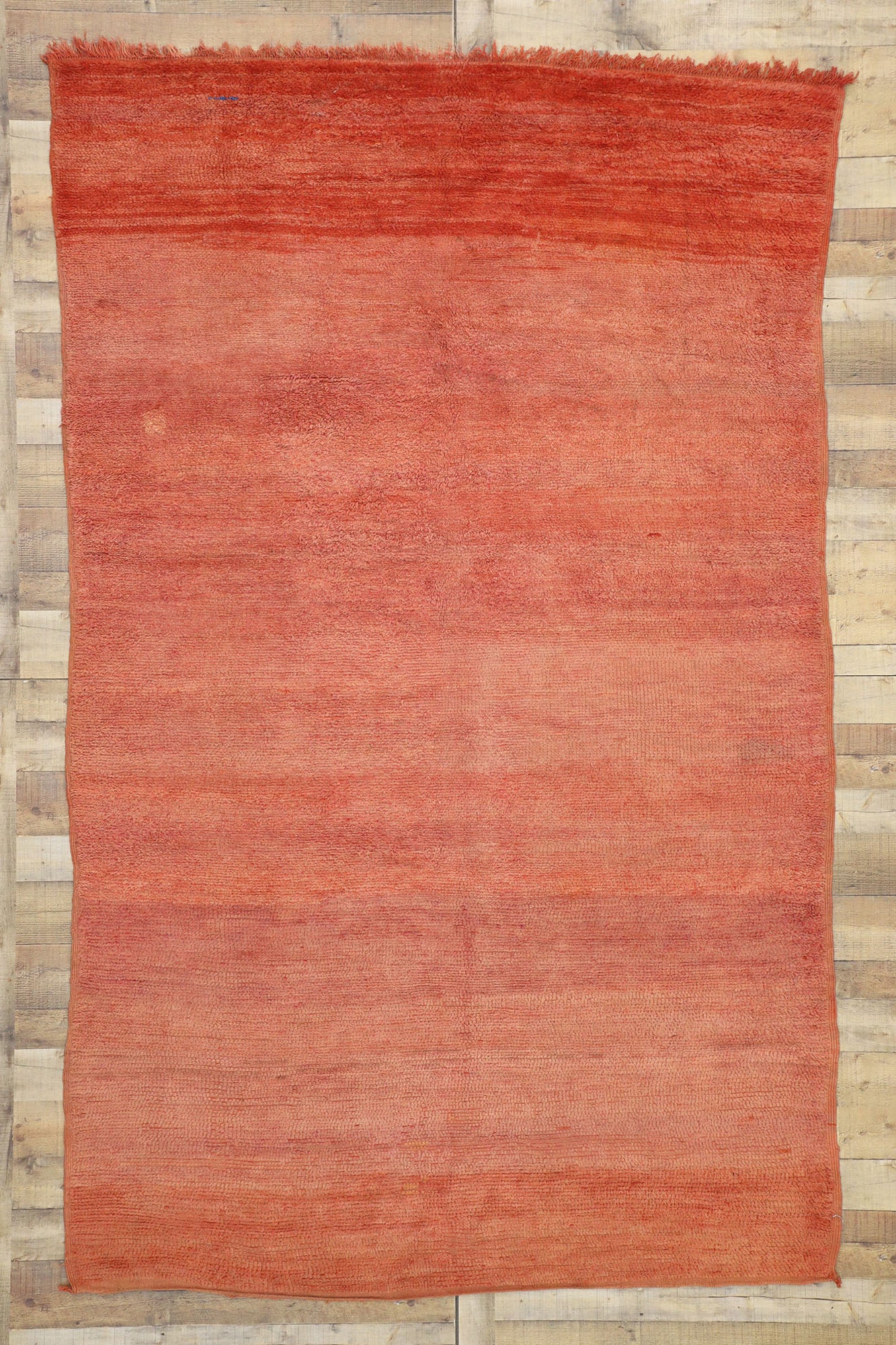 6 x 10 Vintage Red Beni Mrirt Moroccan Rug 20210