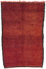 7 x 10 Vintage Red Beni Mrirt Moroccan Rug 20961