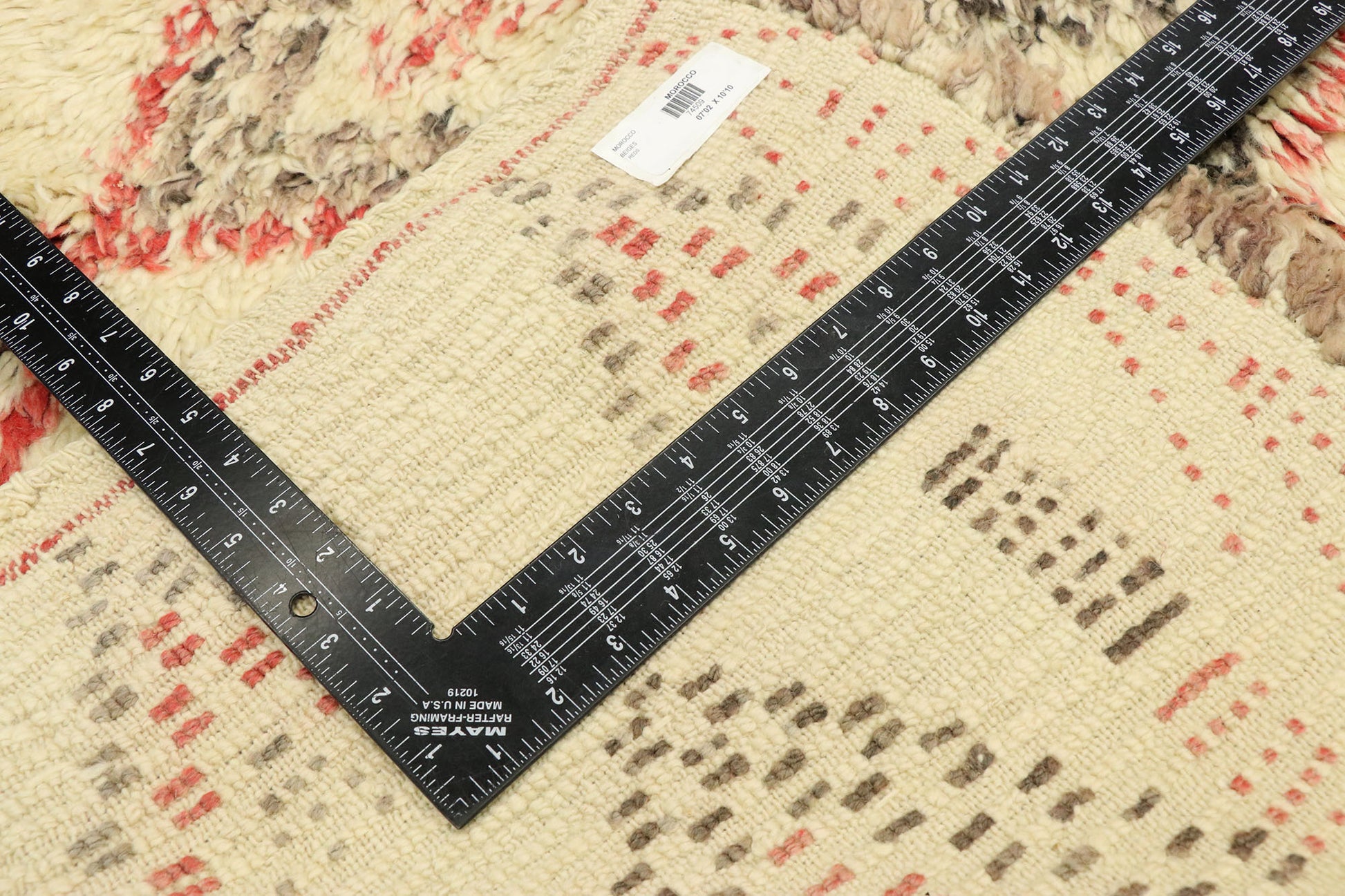 7 x 11 Vintage Moroccan Beni Ourain Rug 74509