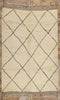7 x 10 Vintage Moroccan Beni Ourain Rug 21828