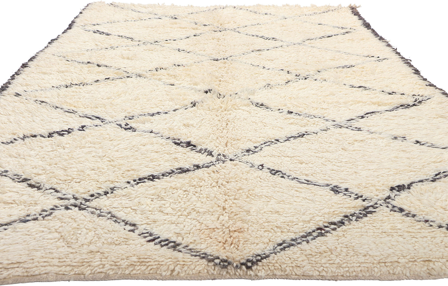 6 x 10 Vintage Moroccan Beni Ourain Rug 20655
