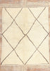 5 x 6 Modern Moroccan Beni Ourain Rug 20767