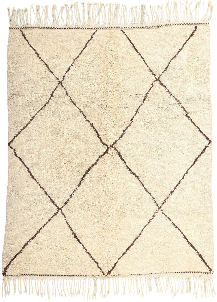 5 x 6 Modern Moroccan Beni Ourain Rug 20767