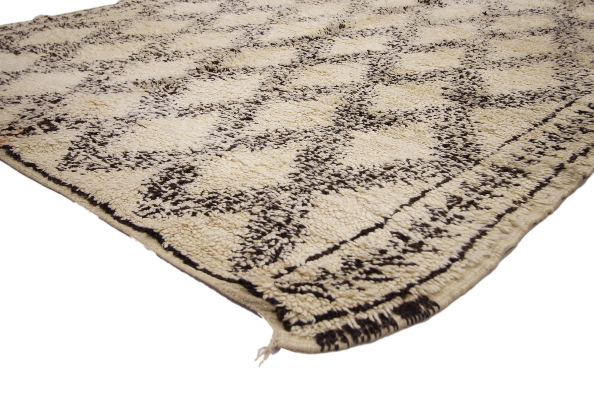 6 x 9 Vintage Moroccan Beni Ourain Rug 20737