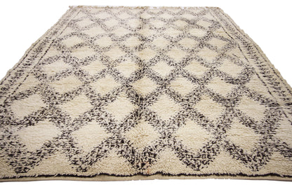 6 x 9 Vintage Moroccan Beni Ourain Rug 20737