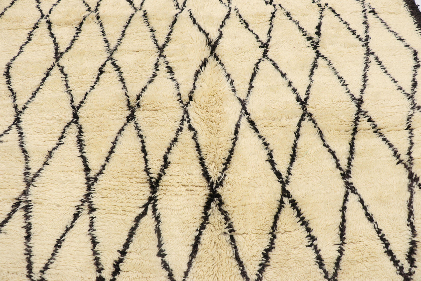 6 x 7 Vintage Moroccan Beni Ourain Rug 21349