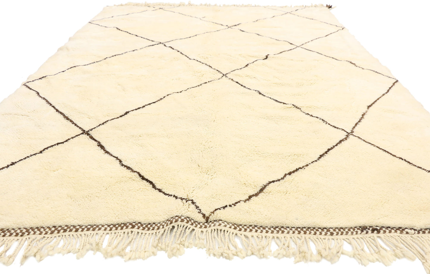 7 x 10 Beni Ourain Moroccan Rug 20763