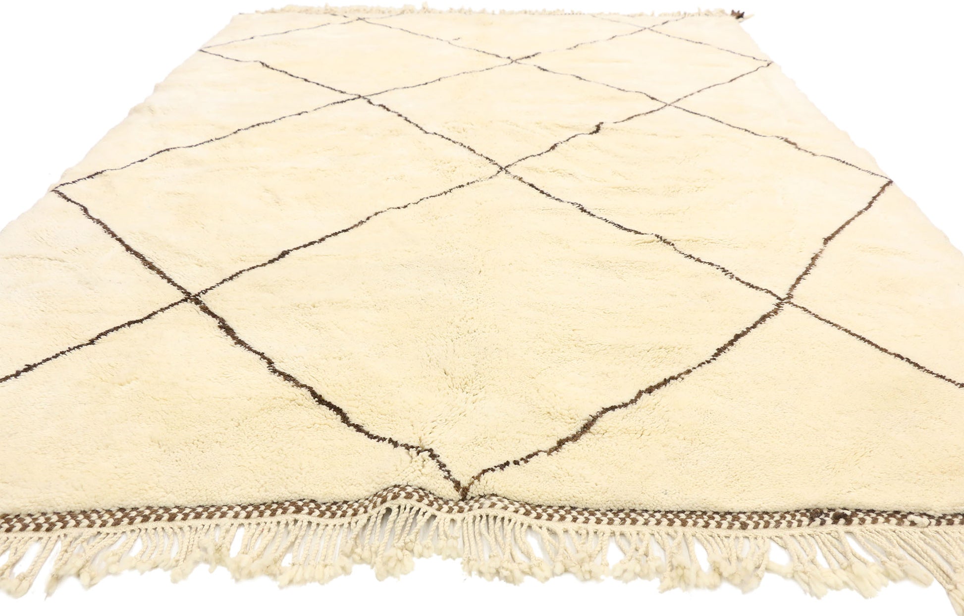 7 x 10 Beni Ourain Moroccan Rug 20763