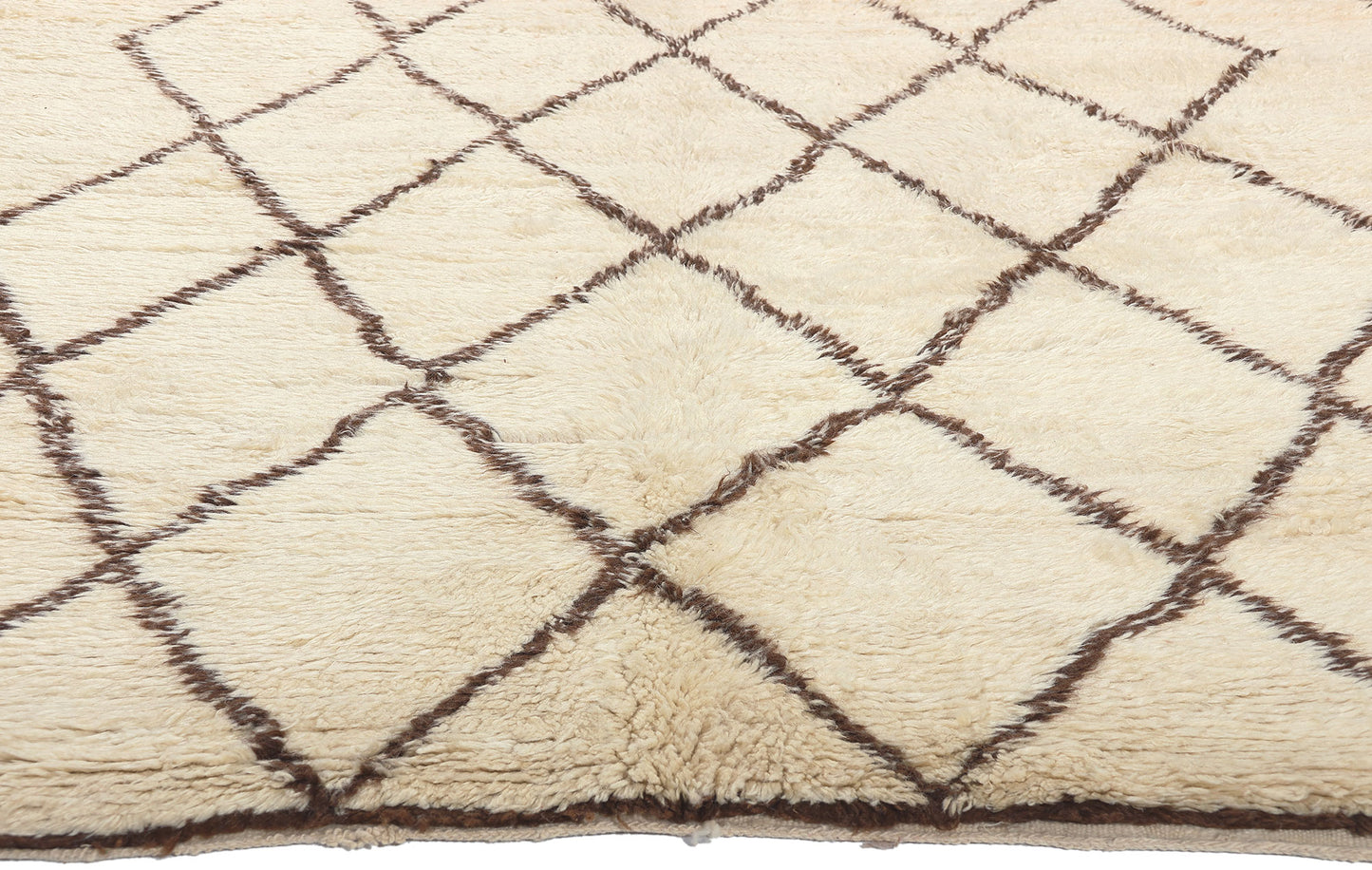 6 x 11 Vintage Moroccan Beni Ourain Rug 21356