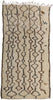 5 x 10 Vintage Neutral Moroccan Beni Ourain Rug 21789