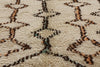 5 x 10 Vintage Neutral Moroccan Beni Ourain Rug 21789
