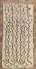 5 x 10 Vintage Neutral Moroccan Beni Ourain Rug 21789