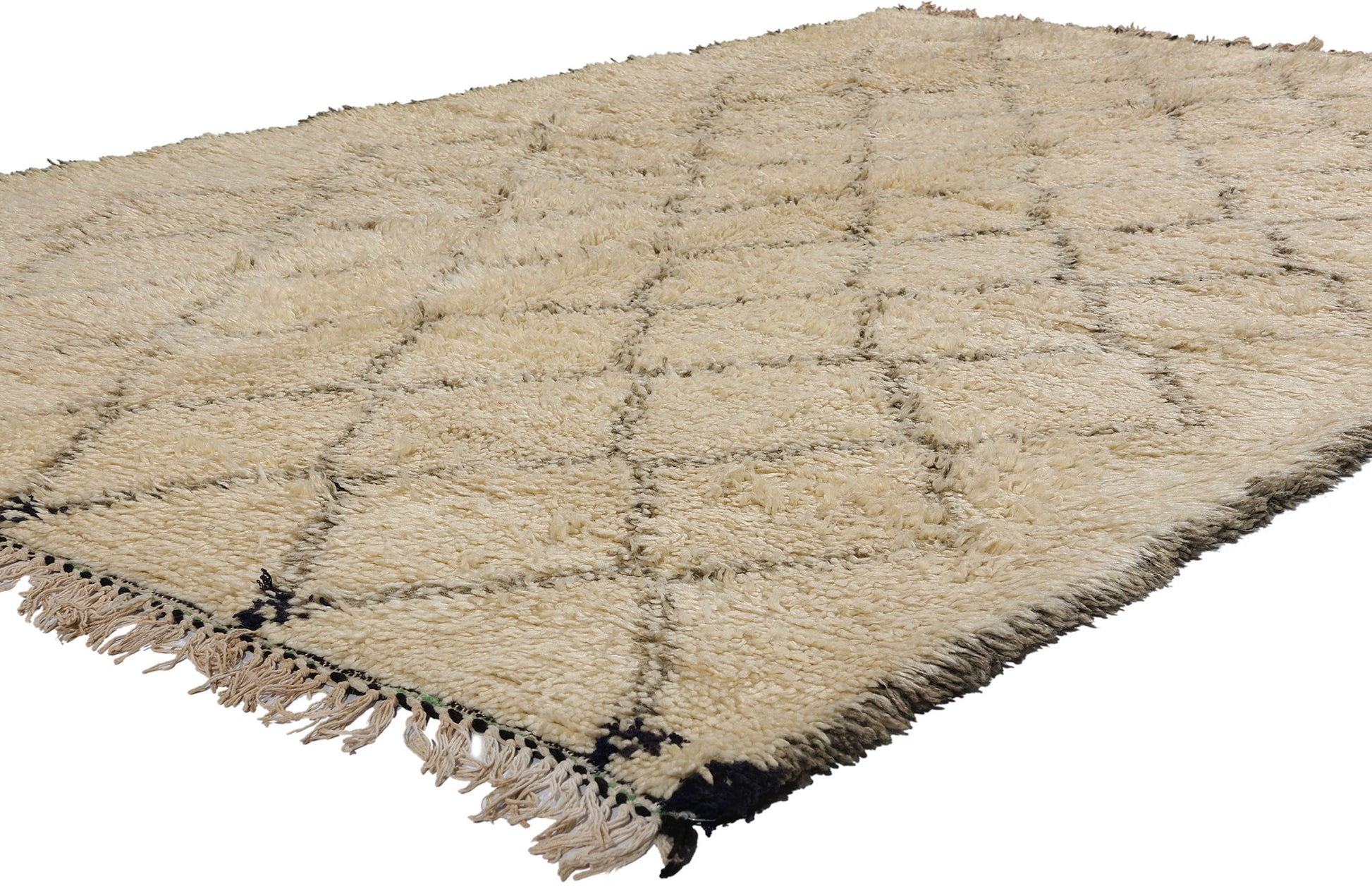 5 x 8 Vintage Moroccan Beni Ourain Rug 21769
