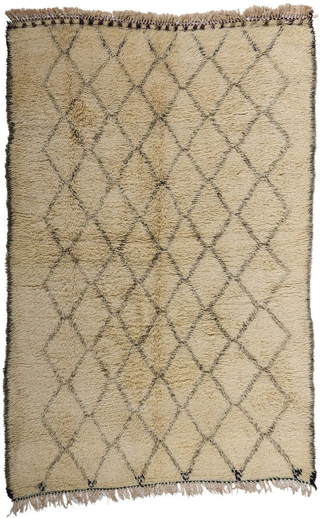 5 x 8 Vintage Moroccan Beni Ourain Rug 21769