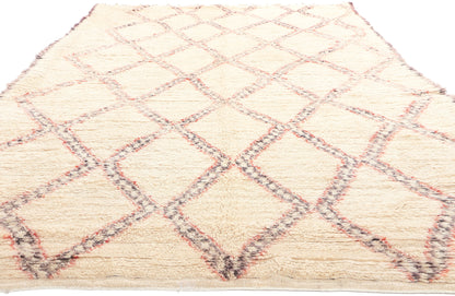 6 x 10 Vintage Moroccan Beni Ourain Rug 74512
