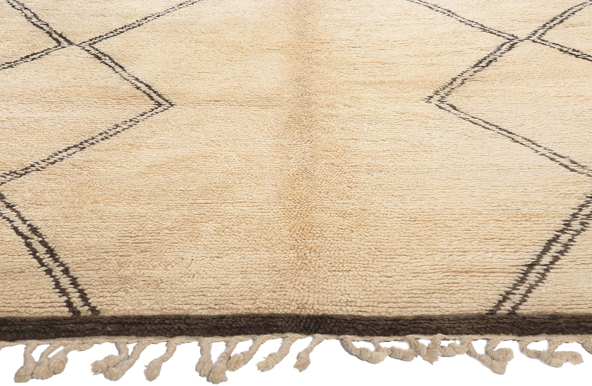 6 x 11 Vintage Moroccan Beni Ourain Rug 20768