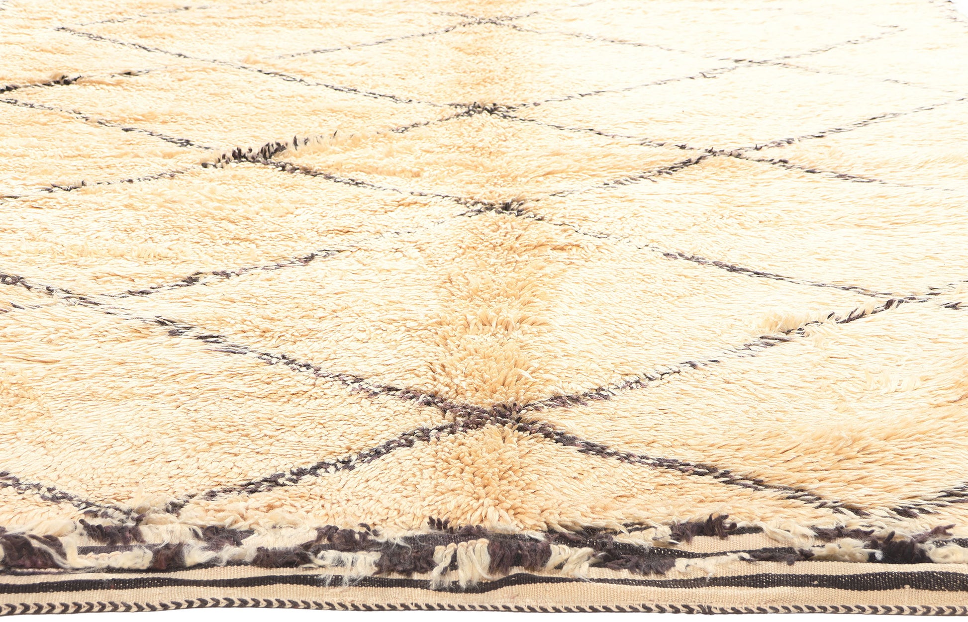 6 x 14 Vintage Moroccan Beni Ourain Rug 20346