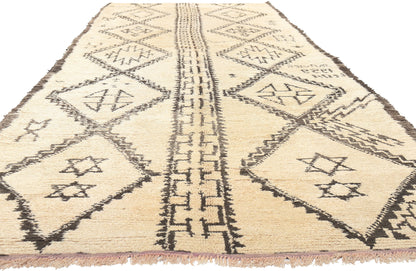 6 x 14 Vintage Moroccan Beni Ourain Rug 20046