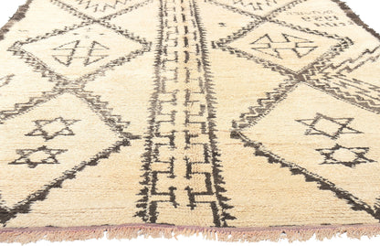 6 x 14 Vintage Moroccan Beni Ourain Rug 20046