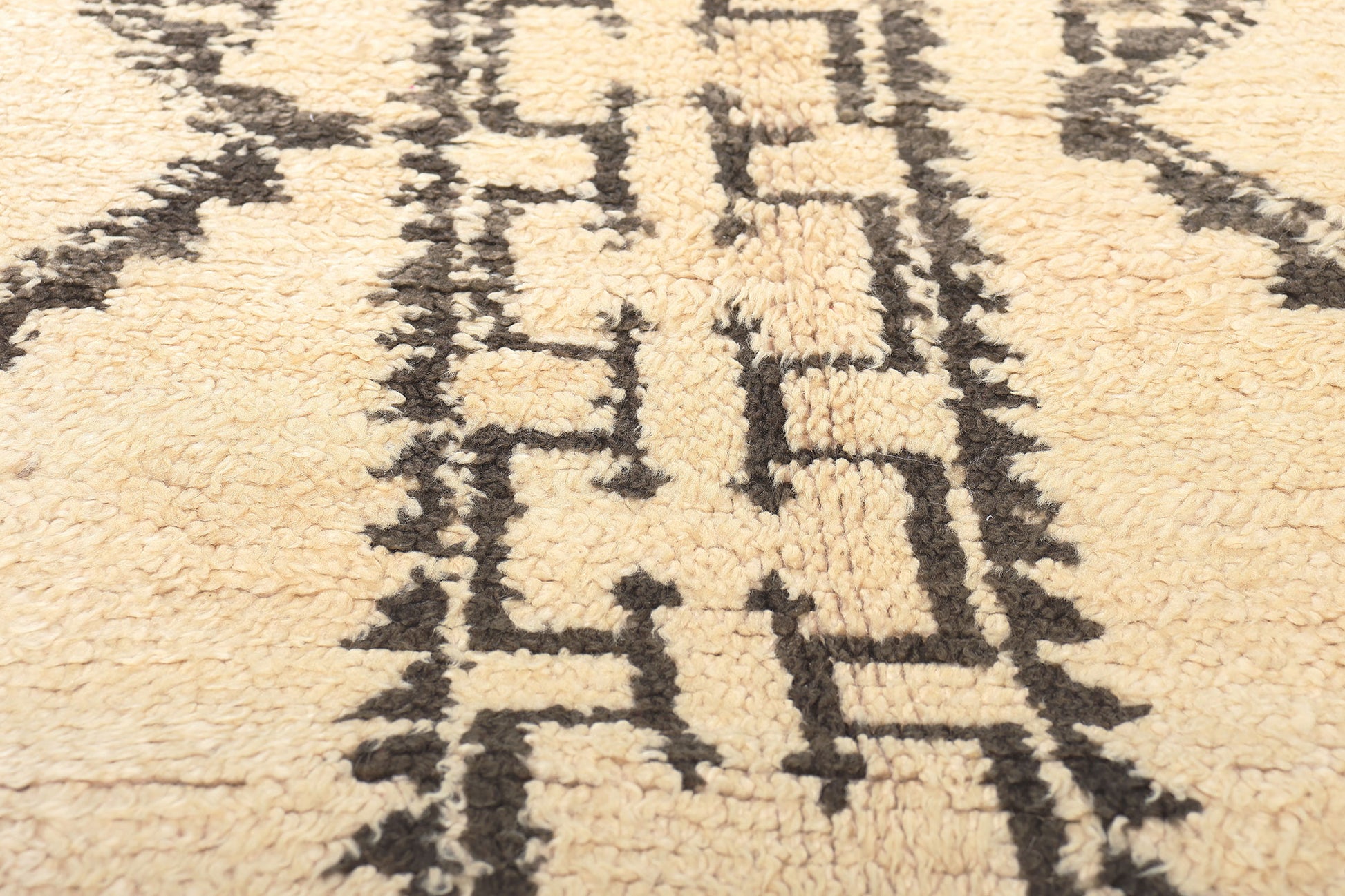 6 x 14 Vintage Moroccan Beni Ourain Rug 20046