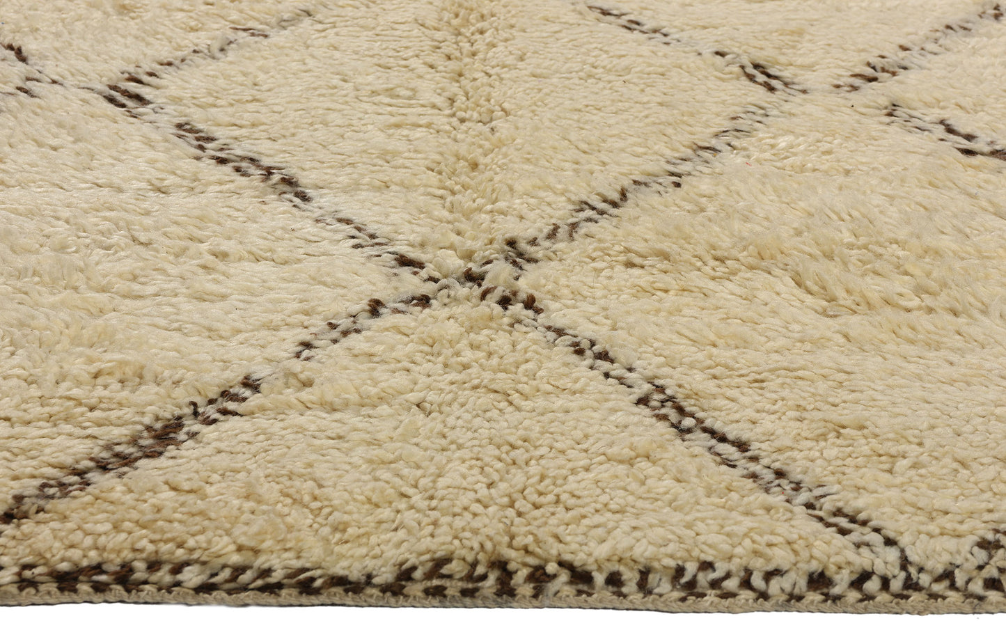 6 x 7 Vintage Moroccan Beni Ourain Rug 21748