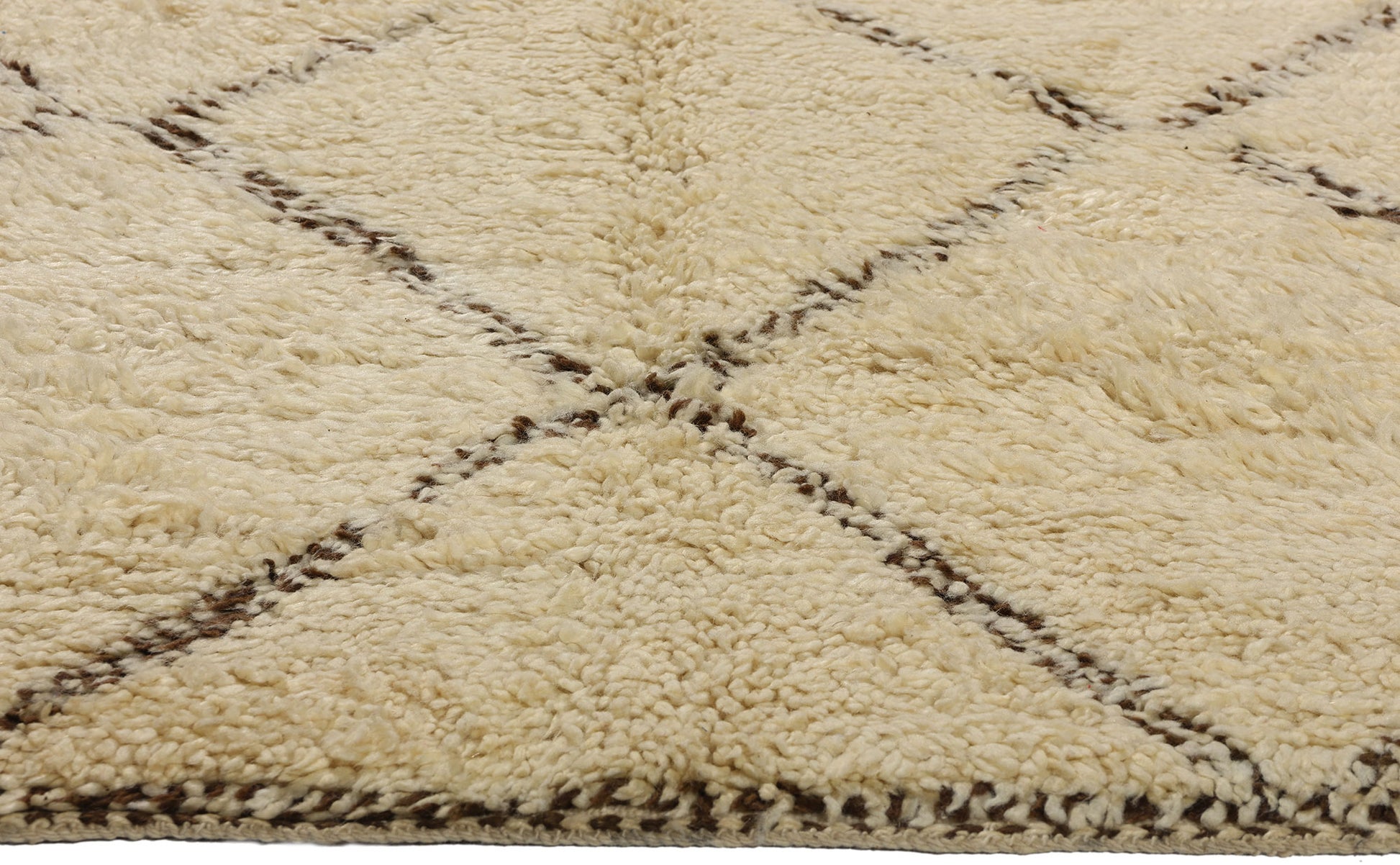 6 x 7 Vintage Moroccan Beni Ourain Rug 21748