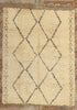 6 x 7 Vintage Moroccan Beni Ourain Rug 21748
