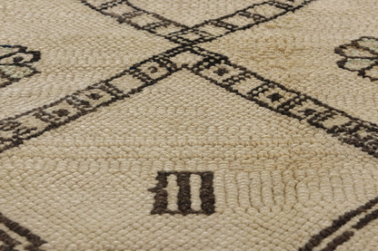 6 x 7 Vintage Moroccan Beni Ourain Rug 21765