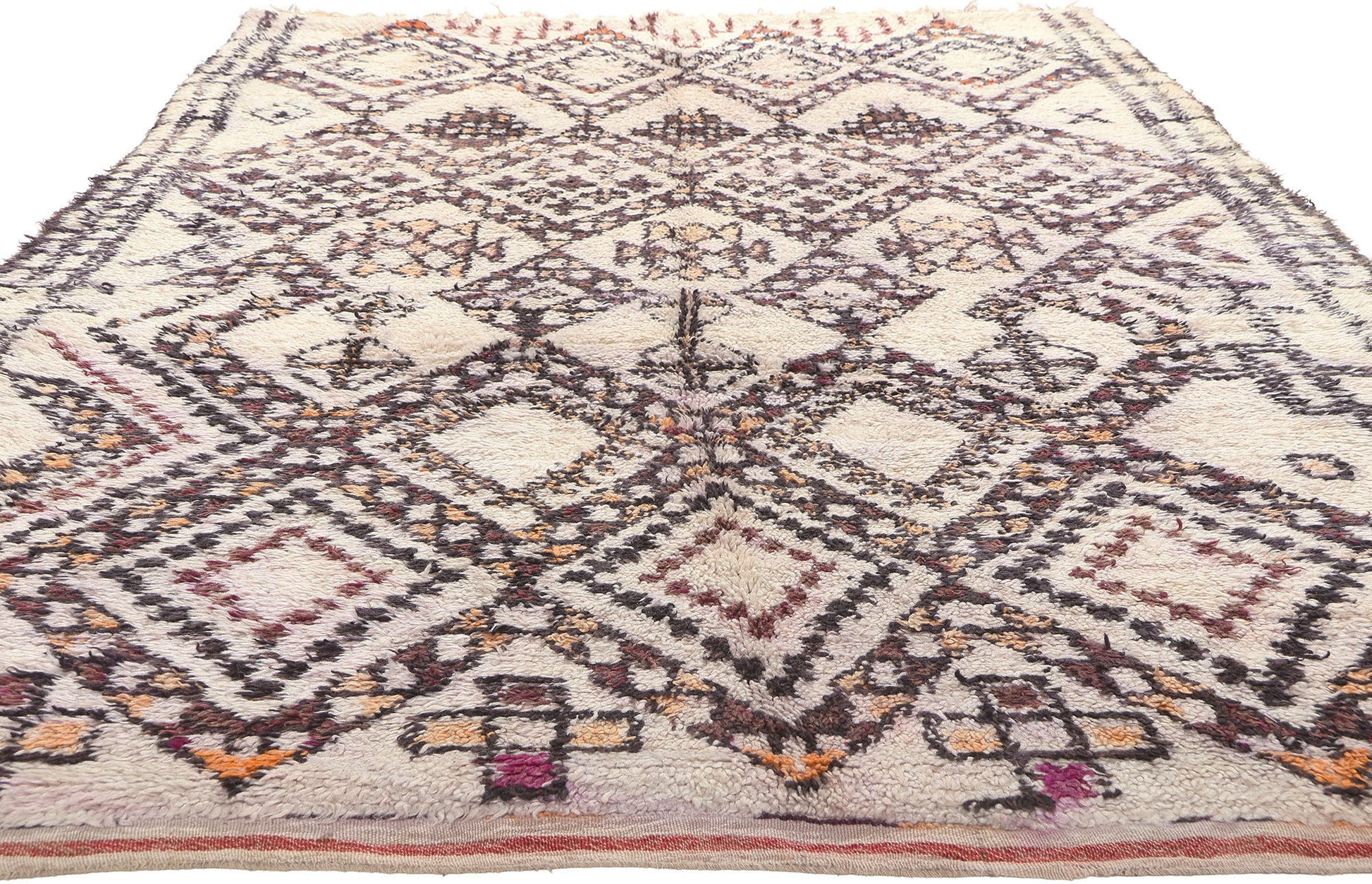 6 x 9 Vintage Moroccan Beni Ourain Rug 20858