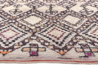 6 x 9 Vintage Moroccan Beni Ourain Rug 20858