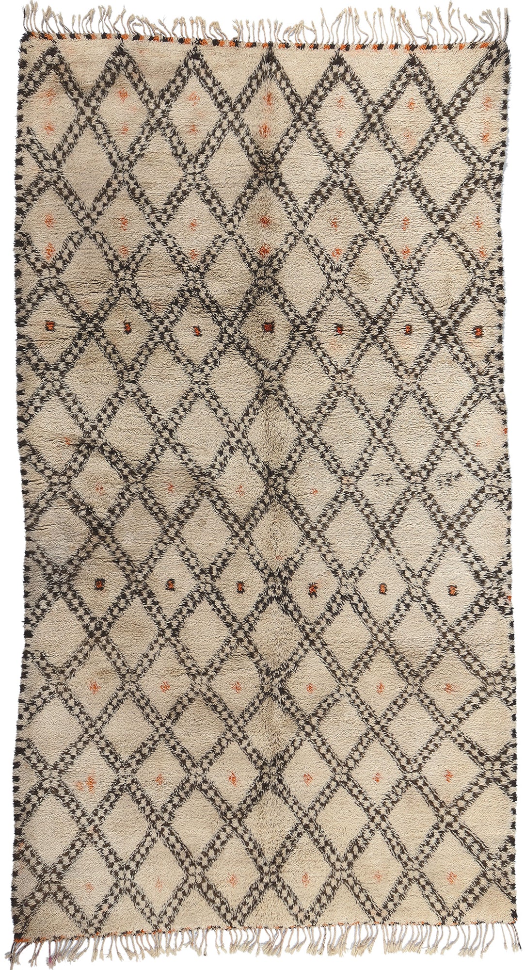 7 x 12 Vintage Moroccan Beni Ourain Rug 20852