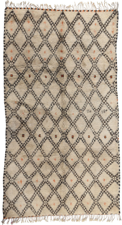 7 x 12 Vintage Moroccan Beni Ourain Rug 20852