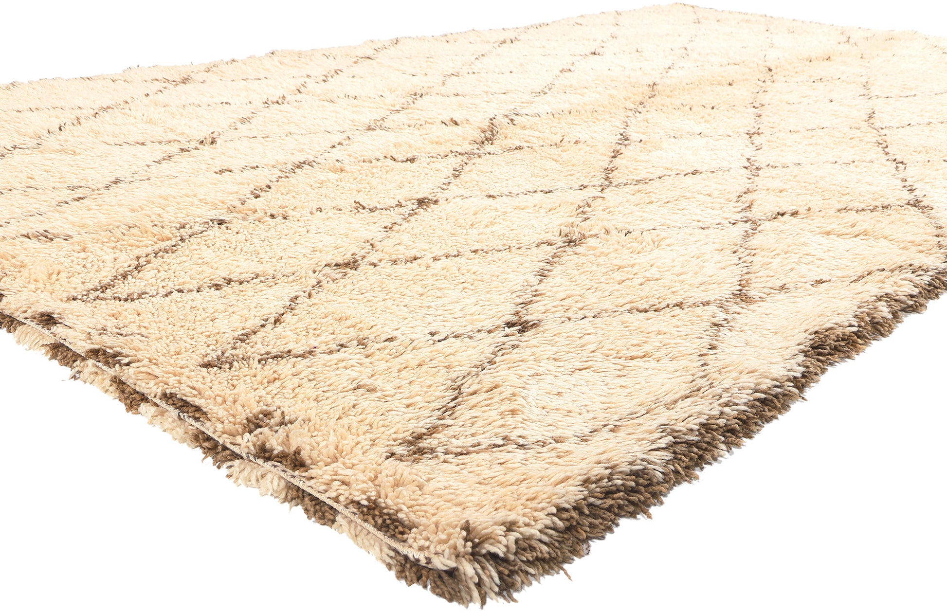 7 x 12 Vintage Moroccan Beni Ourain Rug 20338