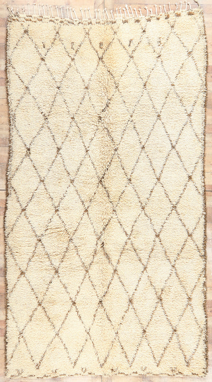 7 x 12 Vintage Moroccan Beni Ourain Rug 20338