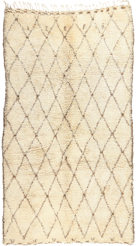 7 x 12 Vintage Moroccan Beni Ourain Rug 20338