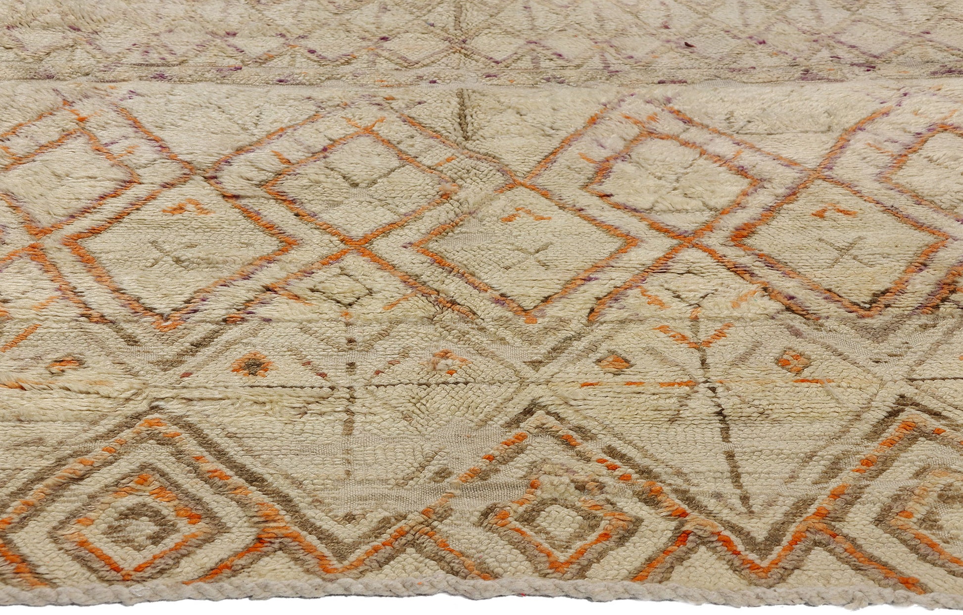 5 x 9 Vintage Moroccan Beni Ourain Rug 21764