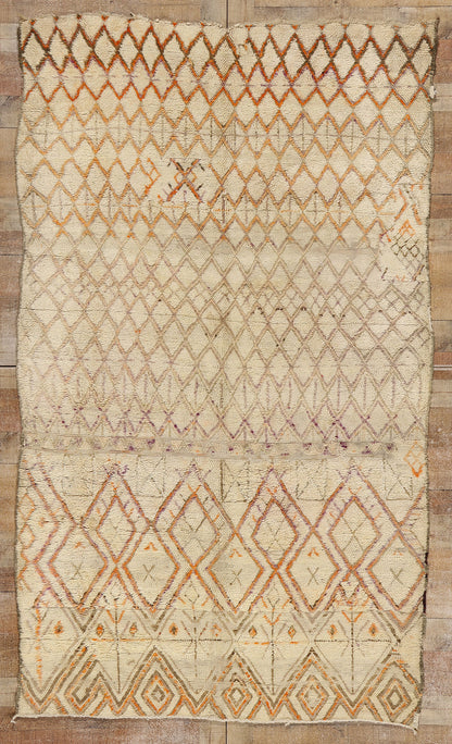 5 x 9 Vintage Moroccan Beni Ourain Rug 21764