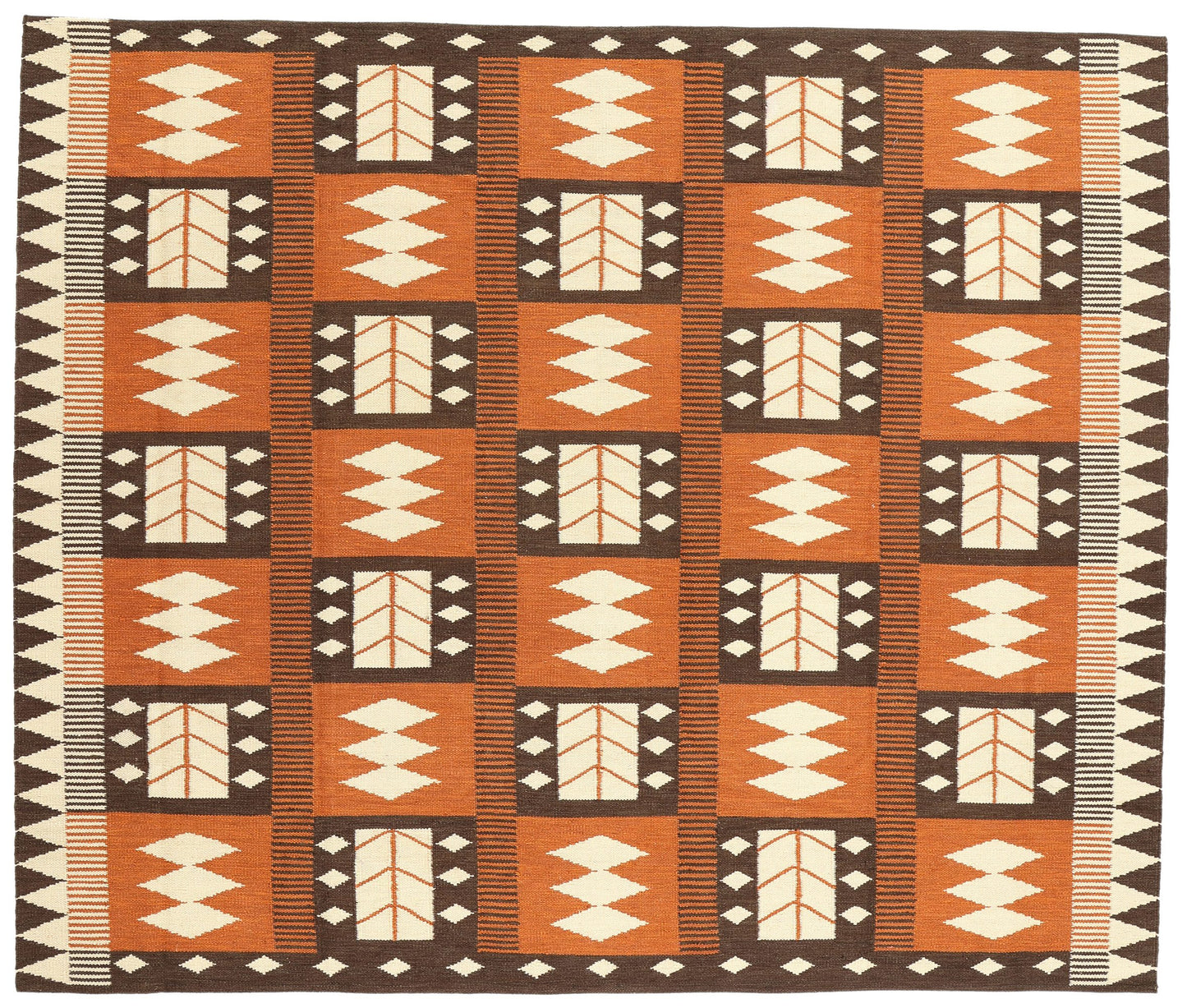 10 x 8 Berit Koenig Swedish Inspired Kilim Rug 31007