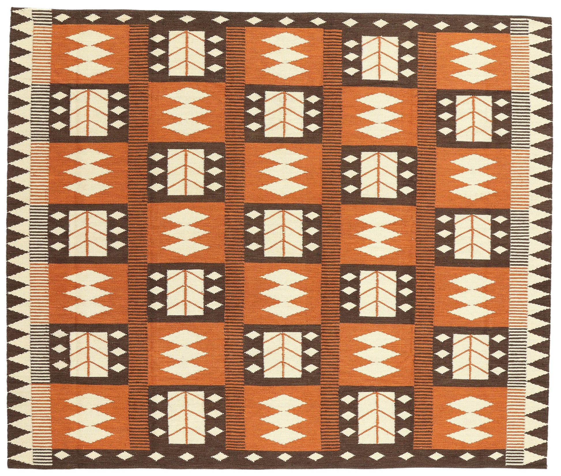 10 x 8 Berit Koenig Swedish Inspired Kilim Rug 31007
