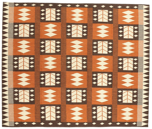 10 x 8 Berit Koenig Swedish Inspired Kilim Rug 31007