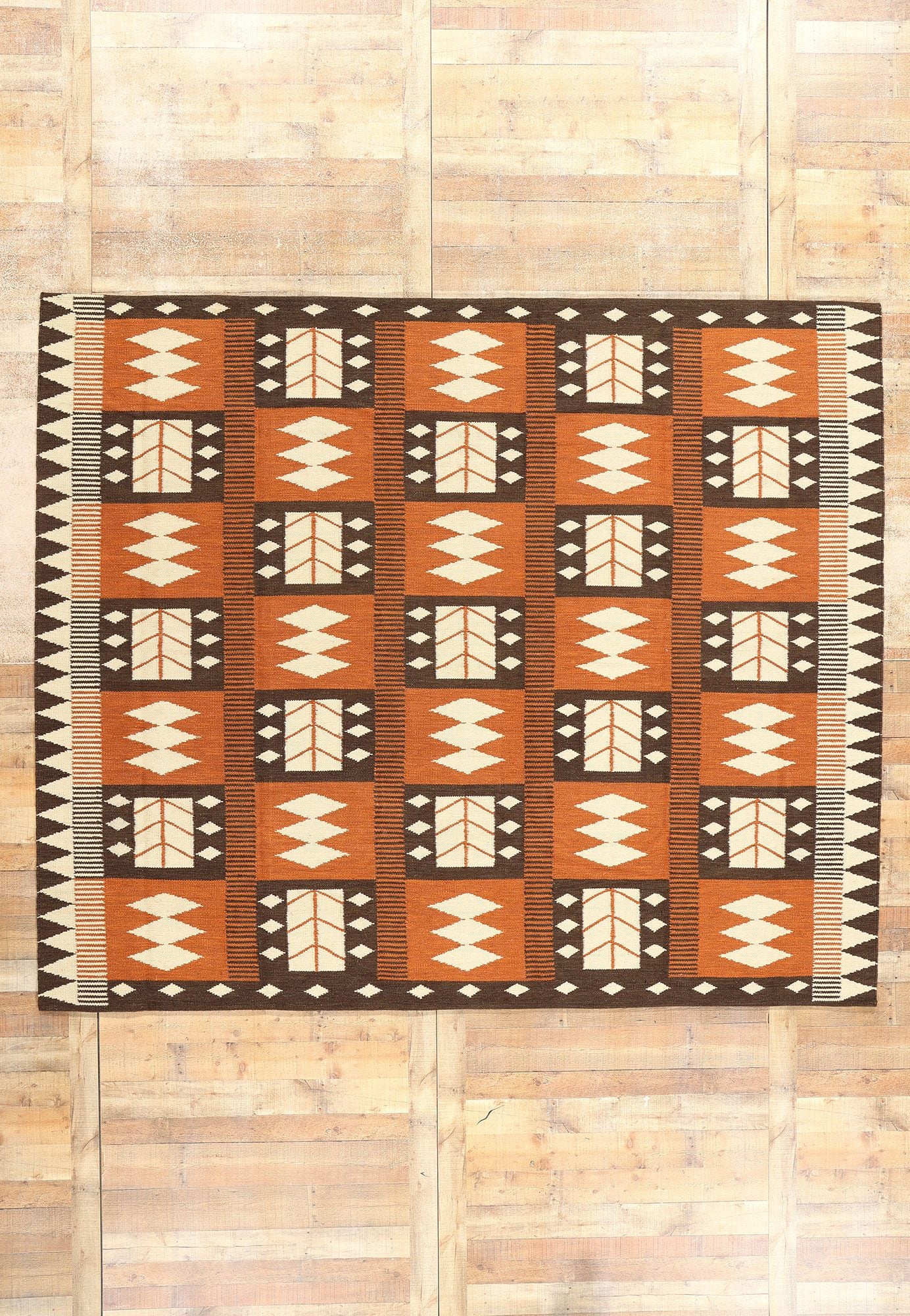 10 x 8 Berit Koenig Swedish Inspired Kilim Rug 31007