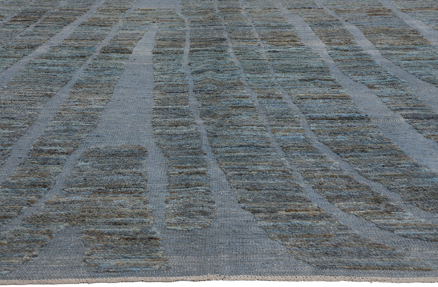 10 x 15 Biophilic Blue Moroccan High-Low Rug 81090