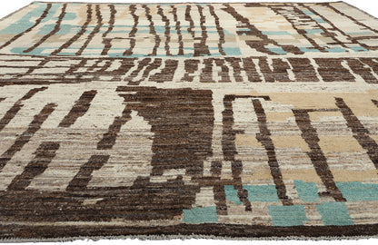 12 x 15 Organic Modern Brutalist Moroccan Rug 81064