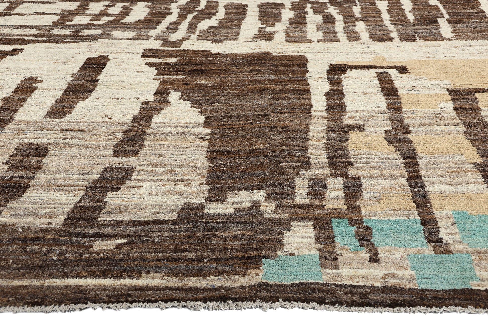 12 x 15 Organic Modern Brutalist Moroccan Rug 81064