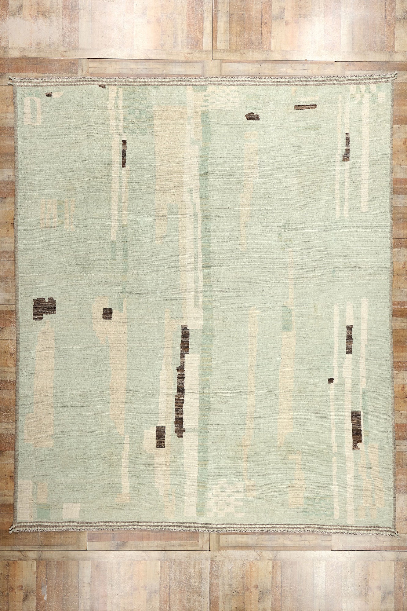 12 x 15 Organic Modern Brutalist Moroccan Rug 81052