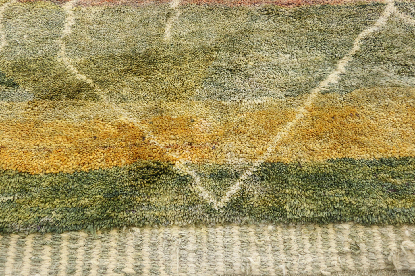 11 x 13 Earth-Tone Beni Mrirt Moroccan Rug 20801