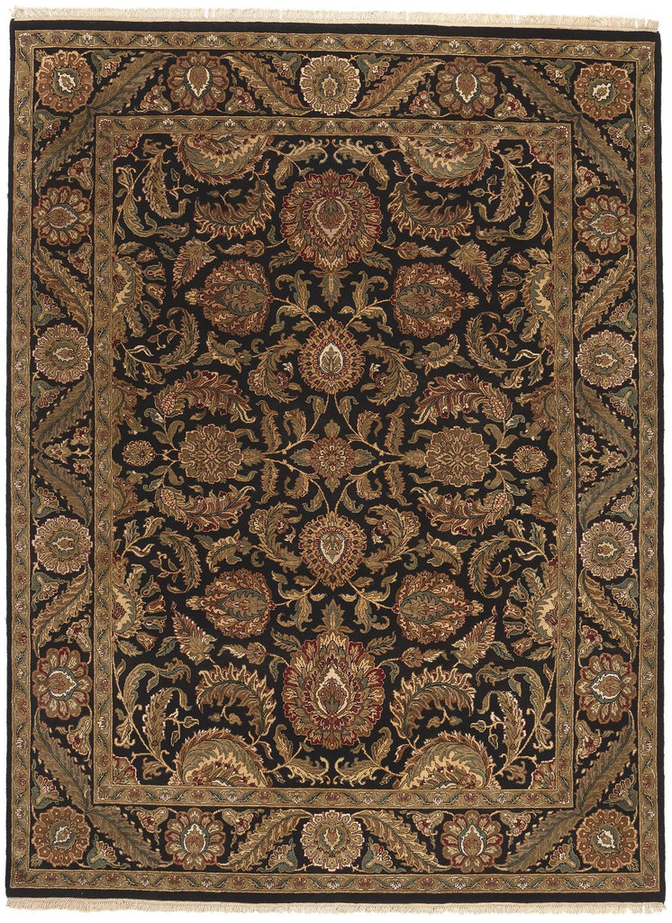 9 x 12 Earth-Tone Vintage Indian Rug 78678